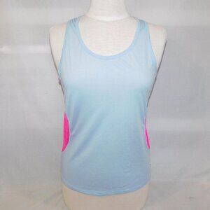 Xersion  Light Blue Pink racerback  Tank Top Womens S
